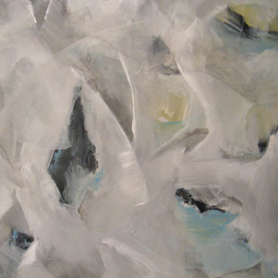 Eis, 2012, Acryl auf Leinwand, 70x70cm
