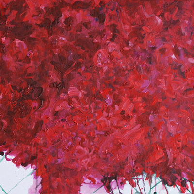 Blütenmeer, 2016, Acryl auf Leinwand, 50x60cm
