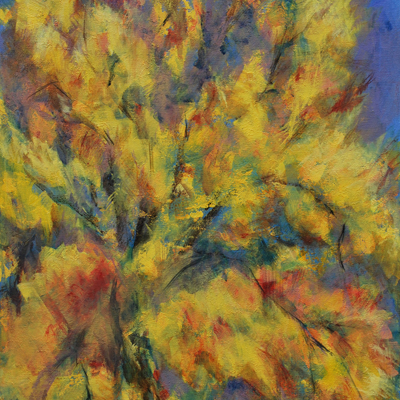 colourful autumn, 2009, mixed media on canvas, 80x60cm