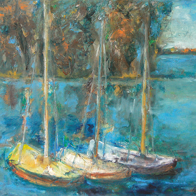 Abbey lake, 2005, oil on canvas, 60x70cm