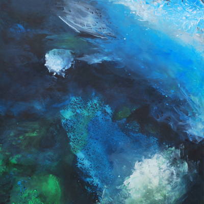 deep sea I, 2016, acrylic on canvas, 120x100cm