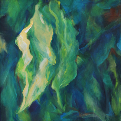 dense leafage, 2010, acrylic on canvas, 70x70cm