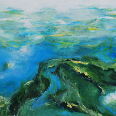 unspoiled nature I, 2015, acrylic on canvas, 70x100cm